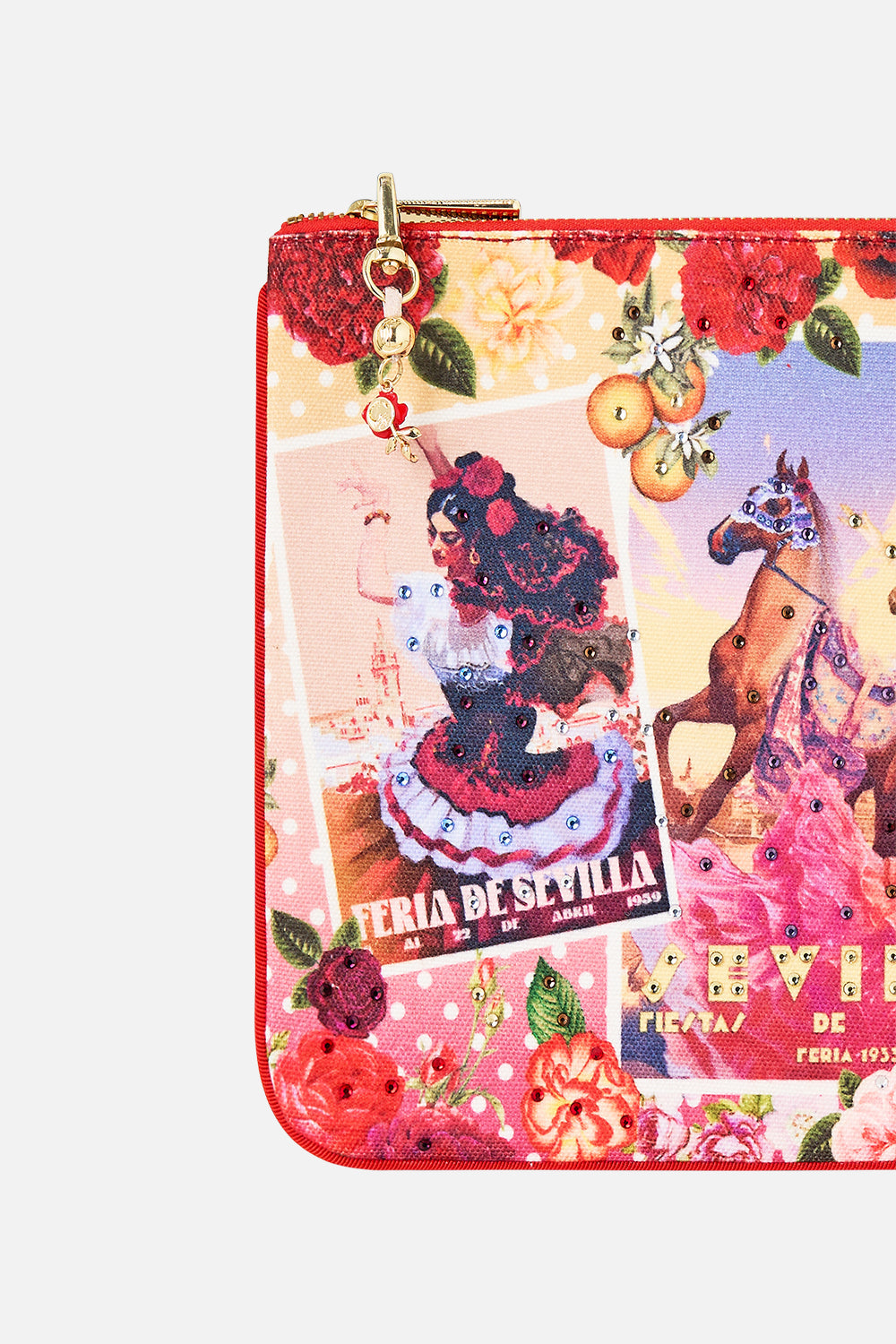 SMALL CANVAS CLUTCH OLÉ OLÉ