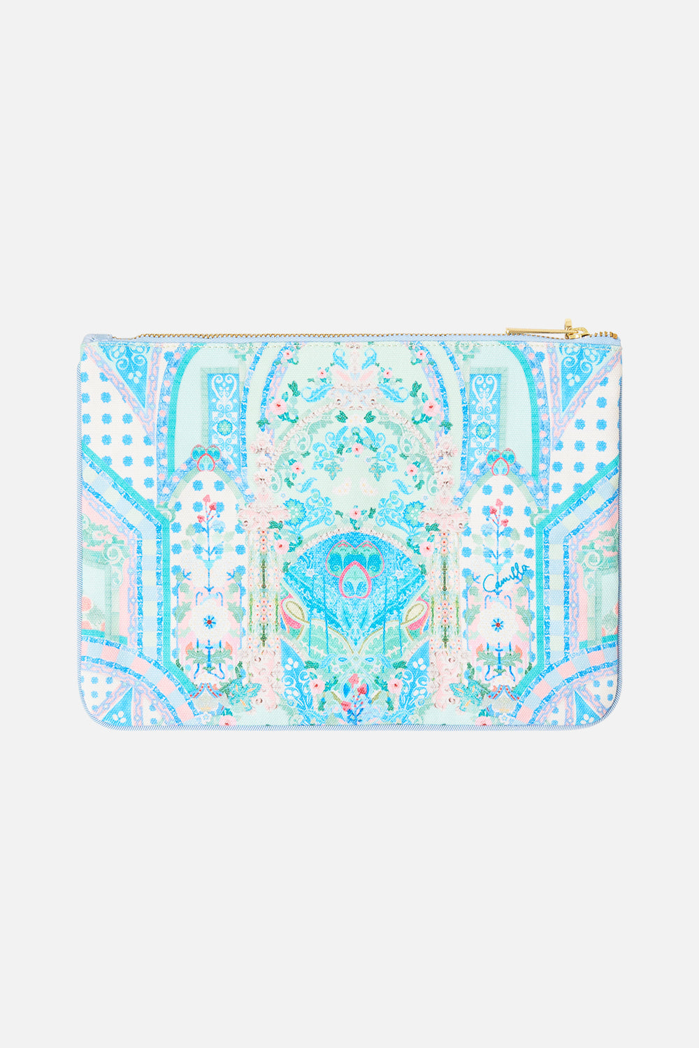 CLUTCH DE LONA PEQUEÑO MOSAICOS DE VERANO