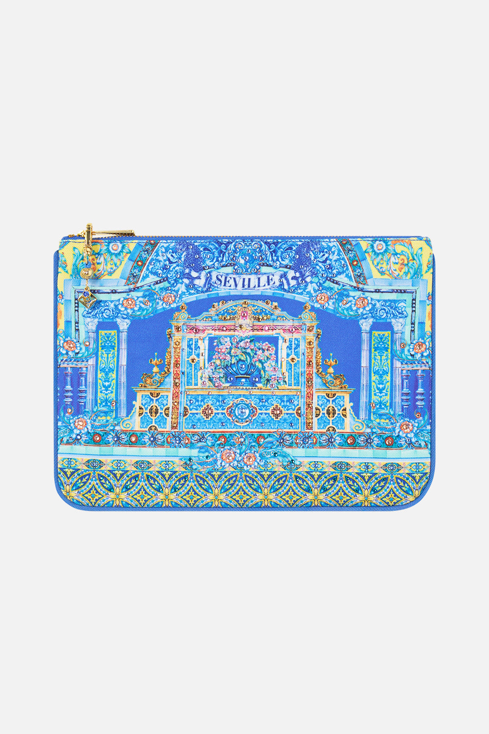 PEQUEÑO CLUTCH DE LONA BAJO EL SOL ANDALUZ