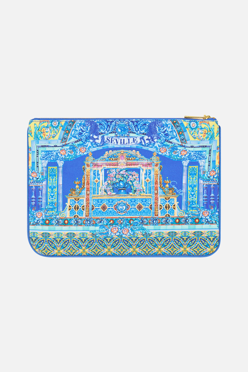 PEQUEÑO CLUTCH DE LONA BAJO EL SOL ANDALUZ