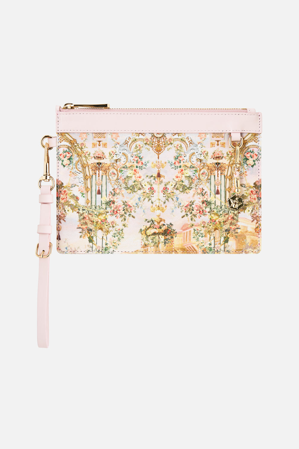The CAMILLA clutch with wristlet from our print twilight in Istanbul
