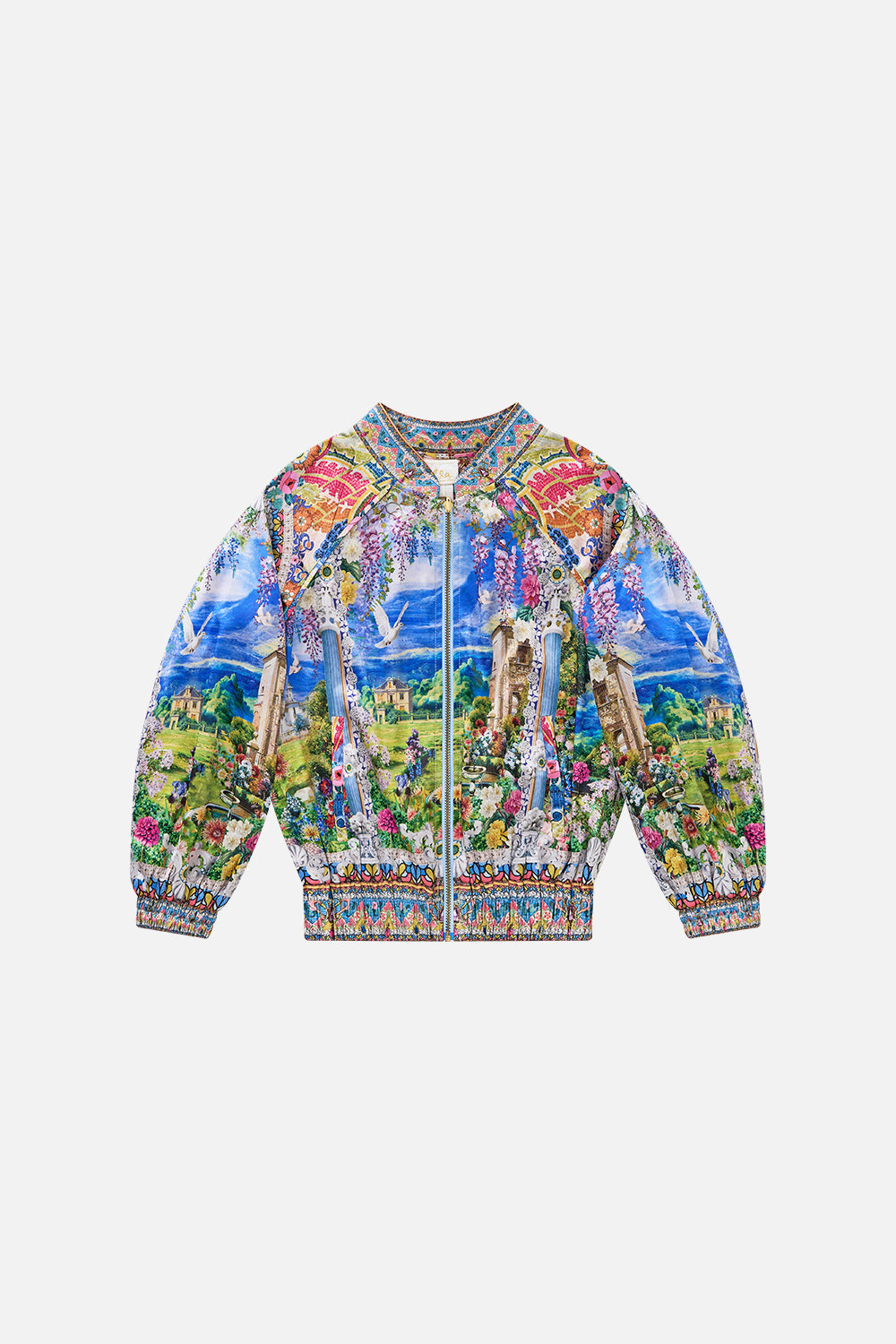 CHAQUETA BOMBER REVERSIBLE DE MANGA ABULLONADA PARA NIÑO NAVÀS NOUVEAU