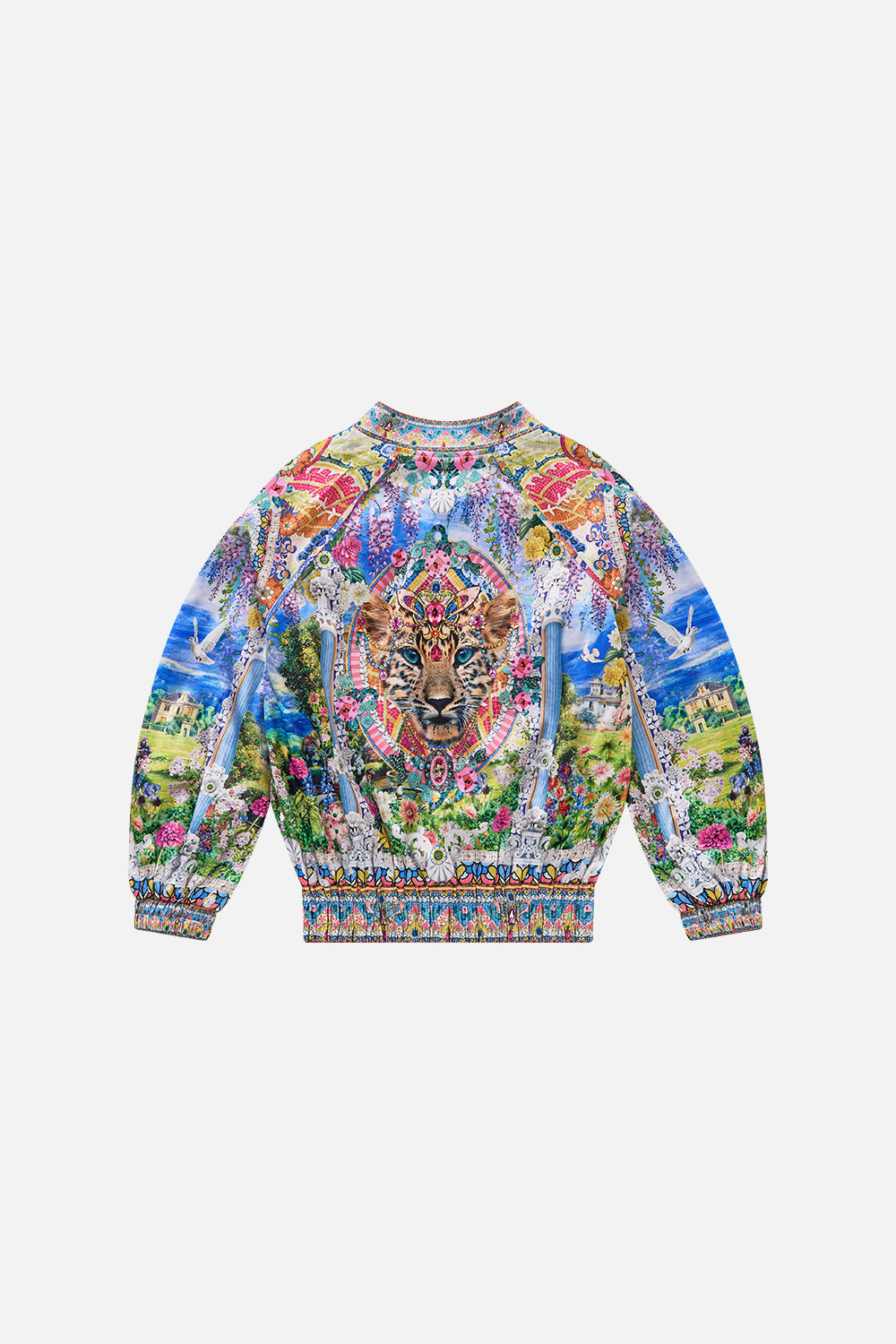 CHAQUETA BOMBER REVERSIBLE DE MANGA ABULLONADA PARA NIÑO NAVÀS NOUVEAU