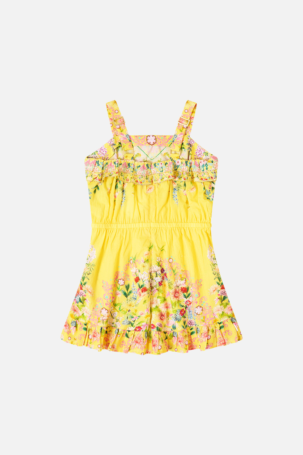 PETO ANCHO PARA NIÑAS CON VOLANTES LADY LIMONADA