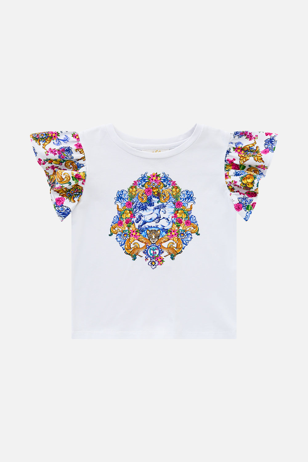 CAMISETA BEBÉ CON VOLANTES ESPAÑA NIRVANA