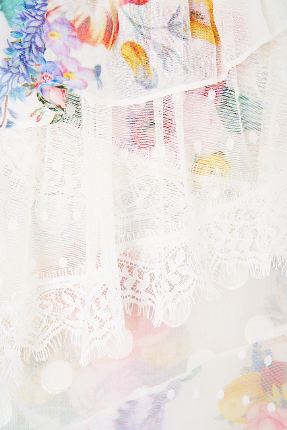 ASYMMETRIC SPLICED LACE DRESS I LEFT MY HEART IN GRANADA