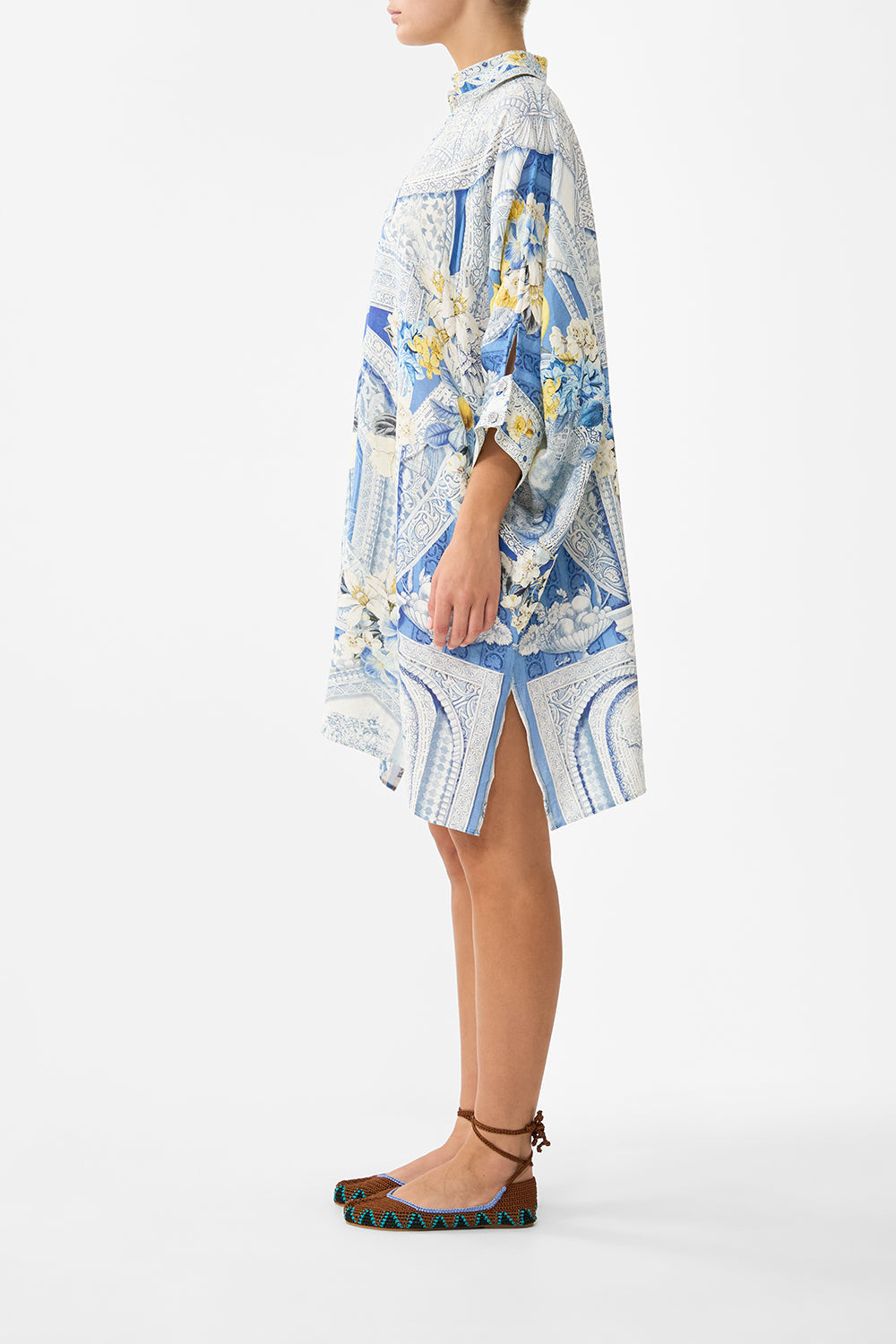 WIDE BODY COLLARED KAFTAN DE NADA GRANADA