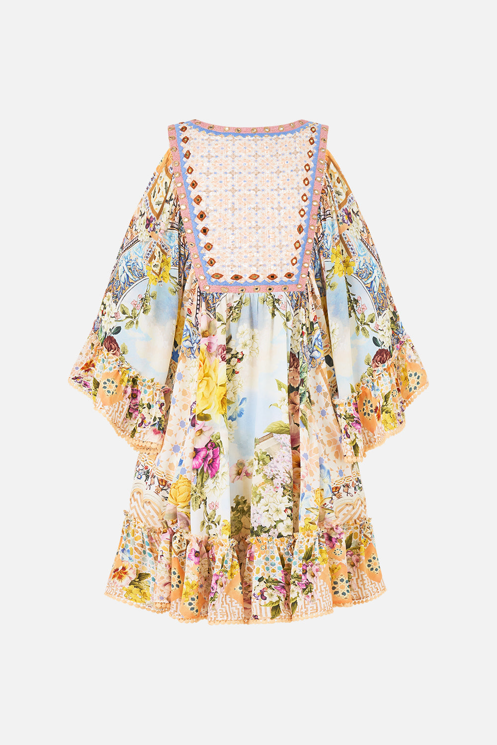 DROP SHOULDER RUFFLE DRESS THE ARCHITECTS OF ALCÁZAR