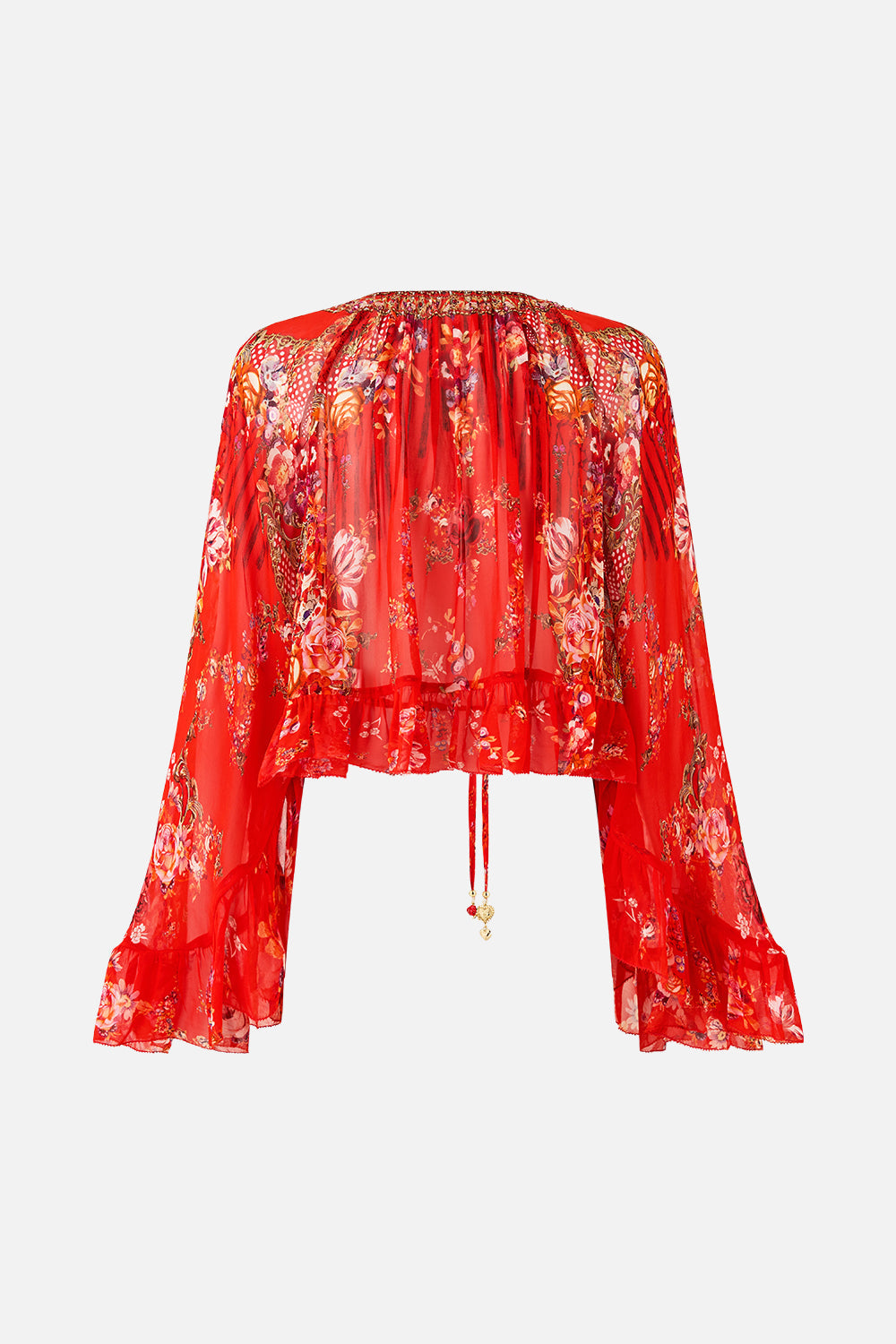 CROP RUFFLE TOP OLÉ OLÉ