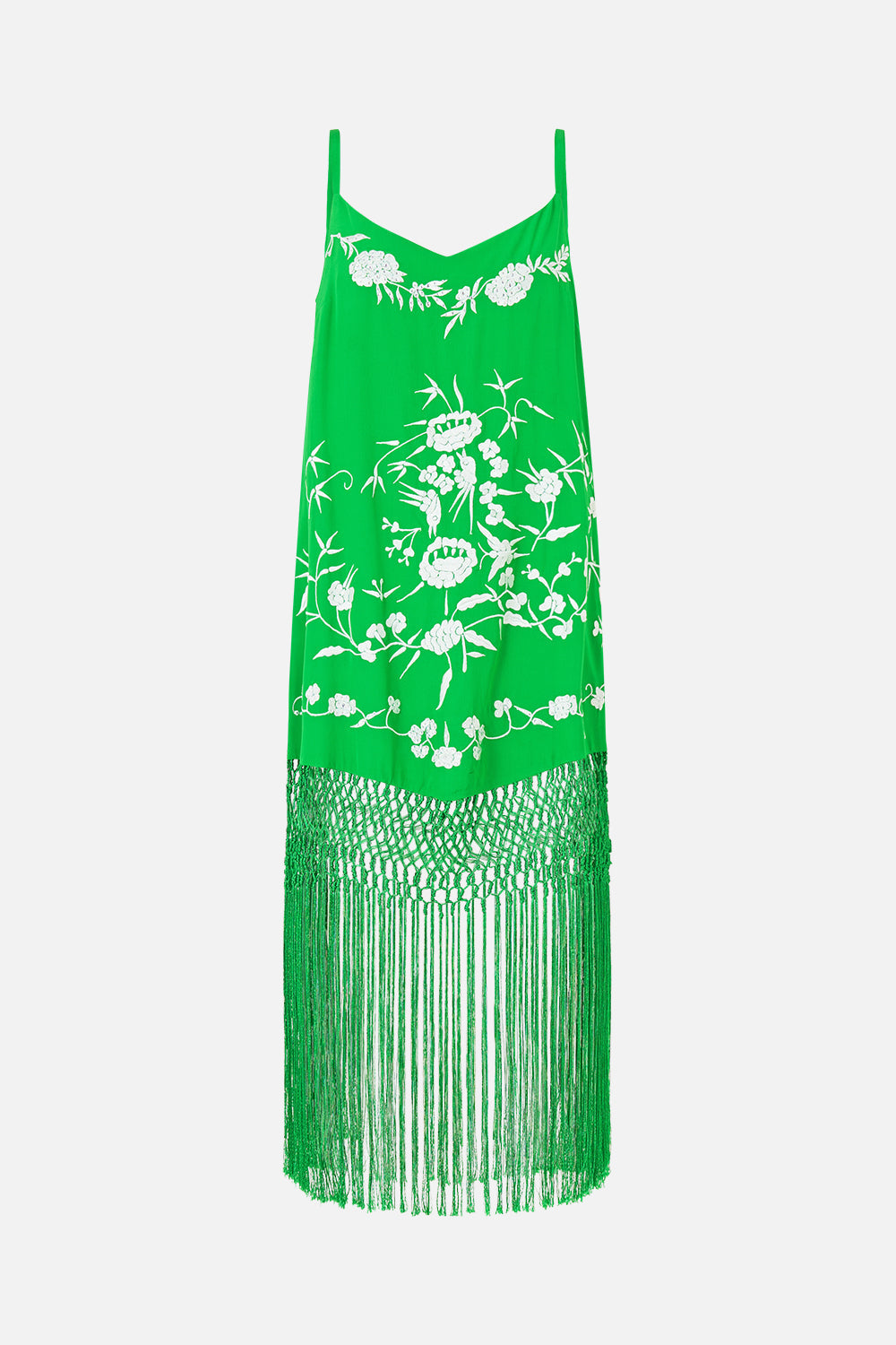 RELAXED MINI DRESS WITH FRINGING SACROMONTE SEÑORITA