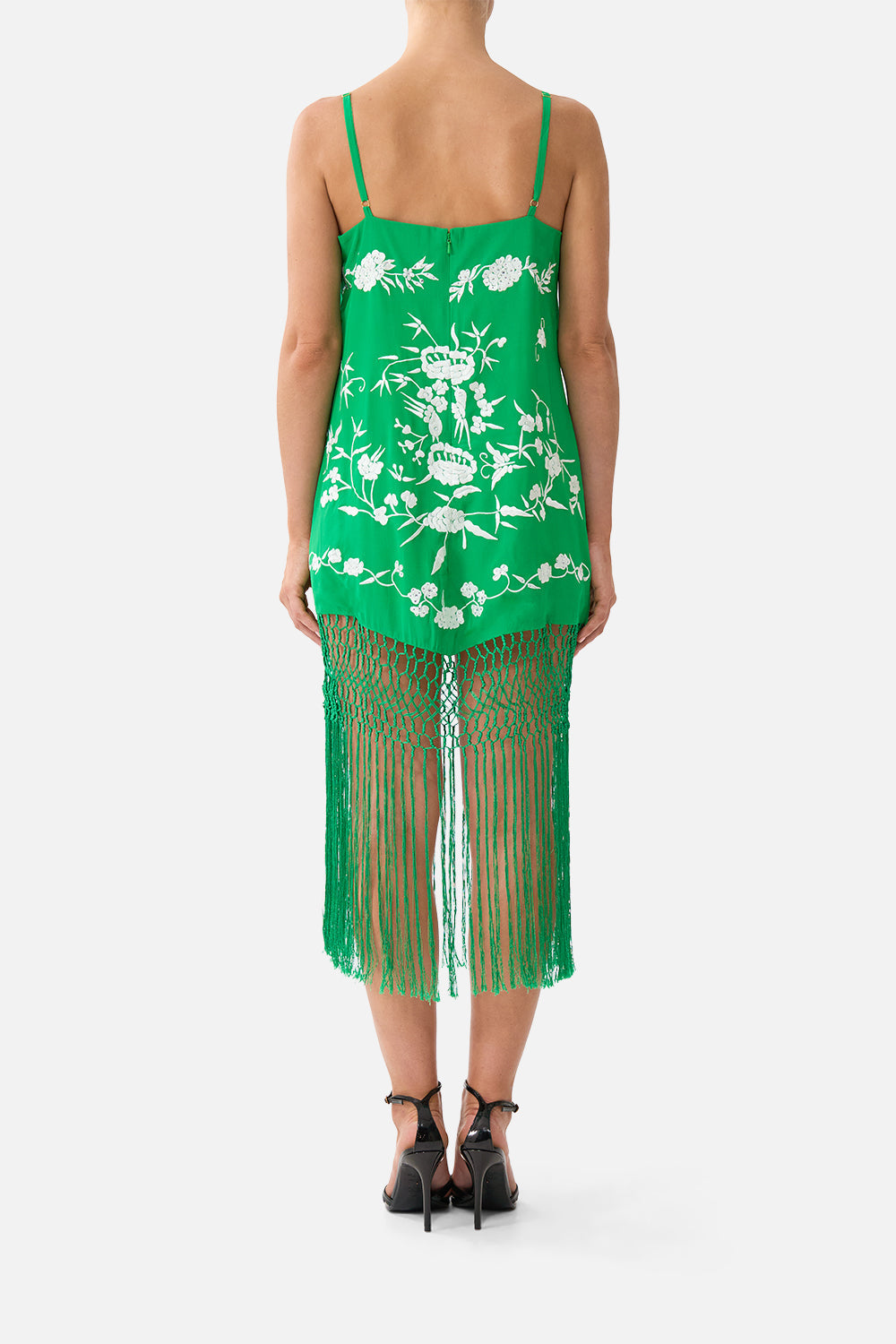 RELAXED MINI DRESS WITH FRINGING SACROMONTE SEÑORITA