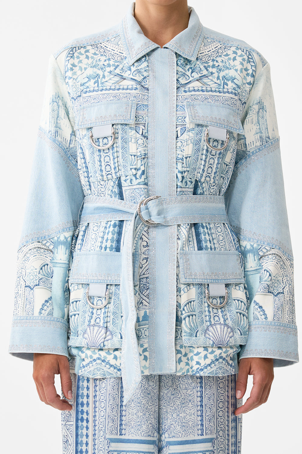 CHAQUETA CON BOLSILLOS DE PARCHE EL ZUMBIDO DE LA ALHAMBRA