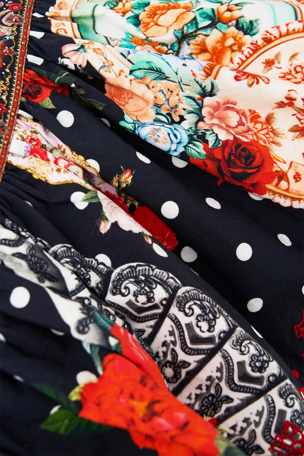 RUFFLE WRAP TOP DAUGHTERS OF DUENDE