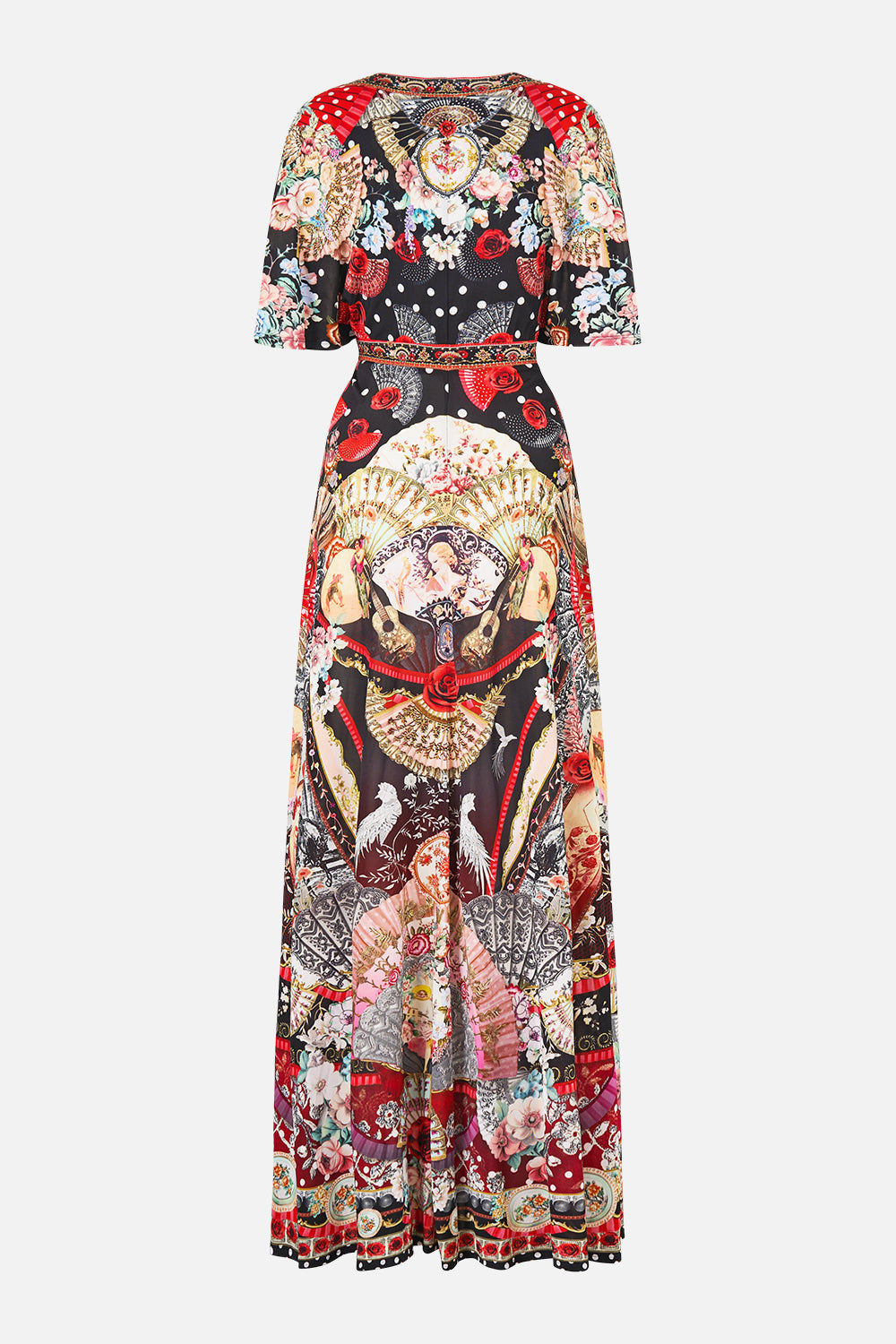 VESTIDO DE PUNTO CON MANGAS DE VOLANTES Y LAZO DELANTERO DAUGHTERS OF DUENDE