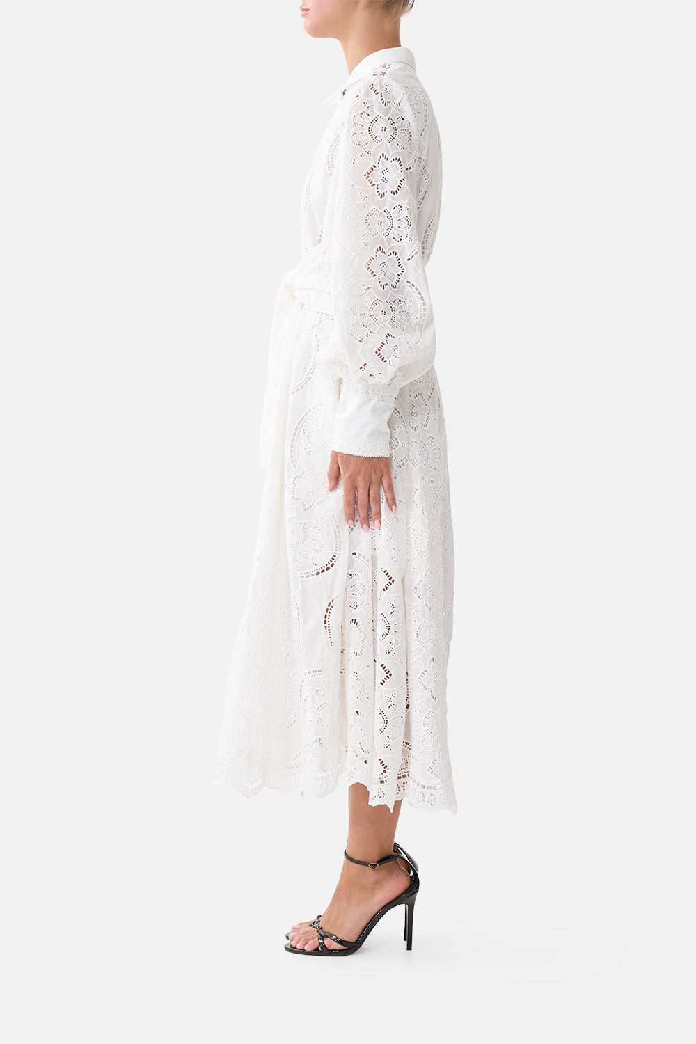 ワンピース theredthread S tie shirt dress The A Tiled Wonderland Waist Tie Shirt Dress | CAMILLA US