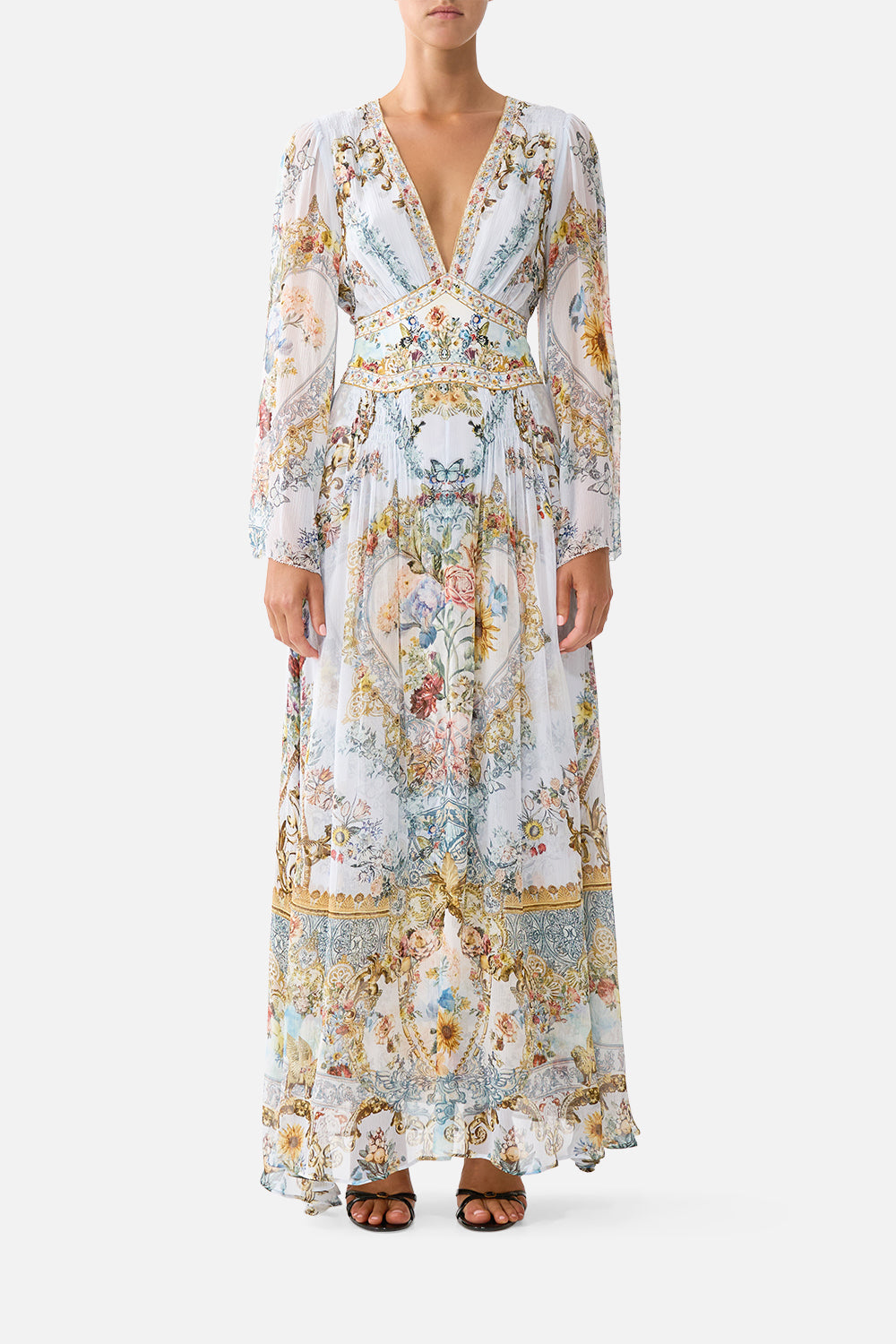 FLARED SLEEVE DRESS SEVILLE SWEETHEART