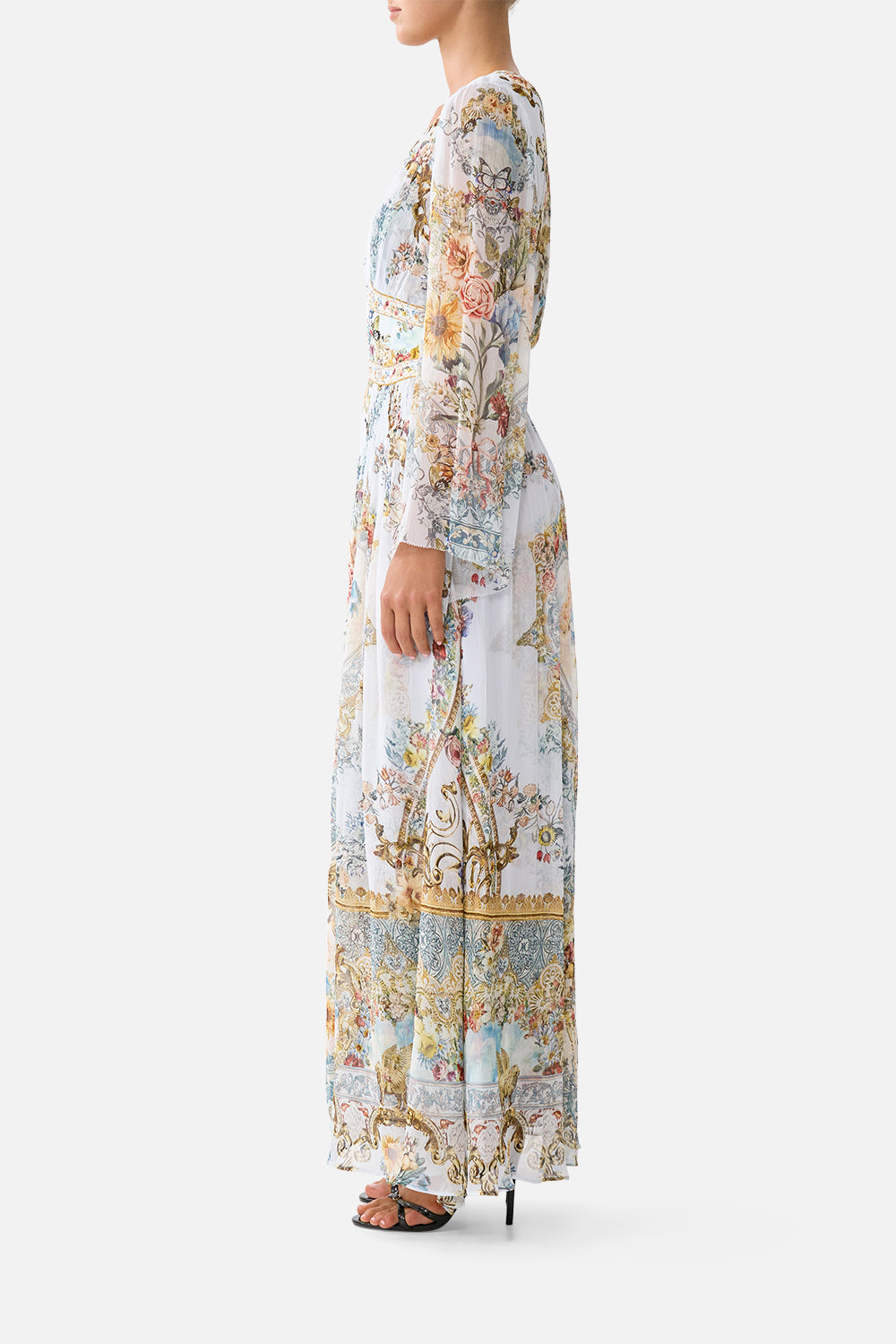 FLARED SLEEVE DRESS SEVILLE SWEETHEART