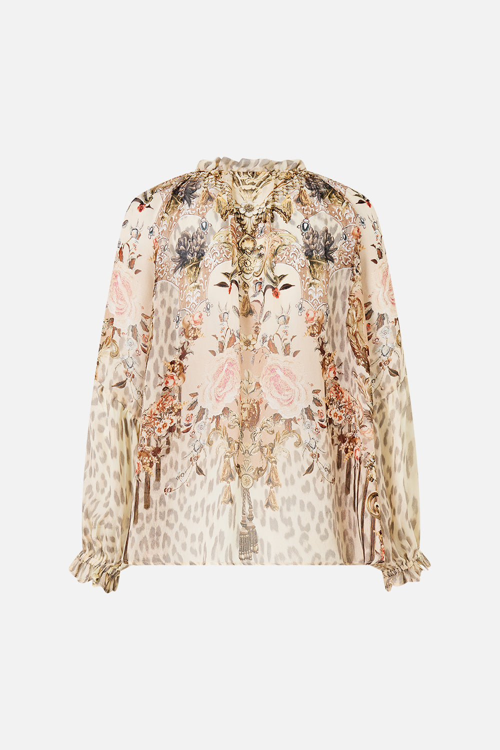 BLUSA RAGLÁN CON VOLANTE DELANTERO ARANJUEZ ANIMALIA
