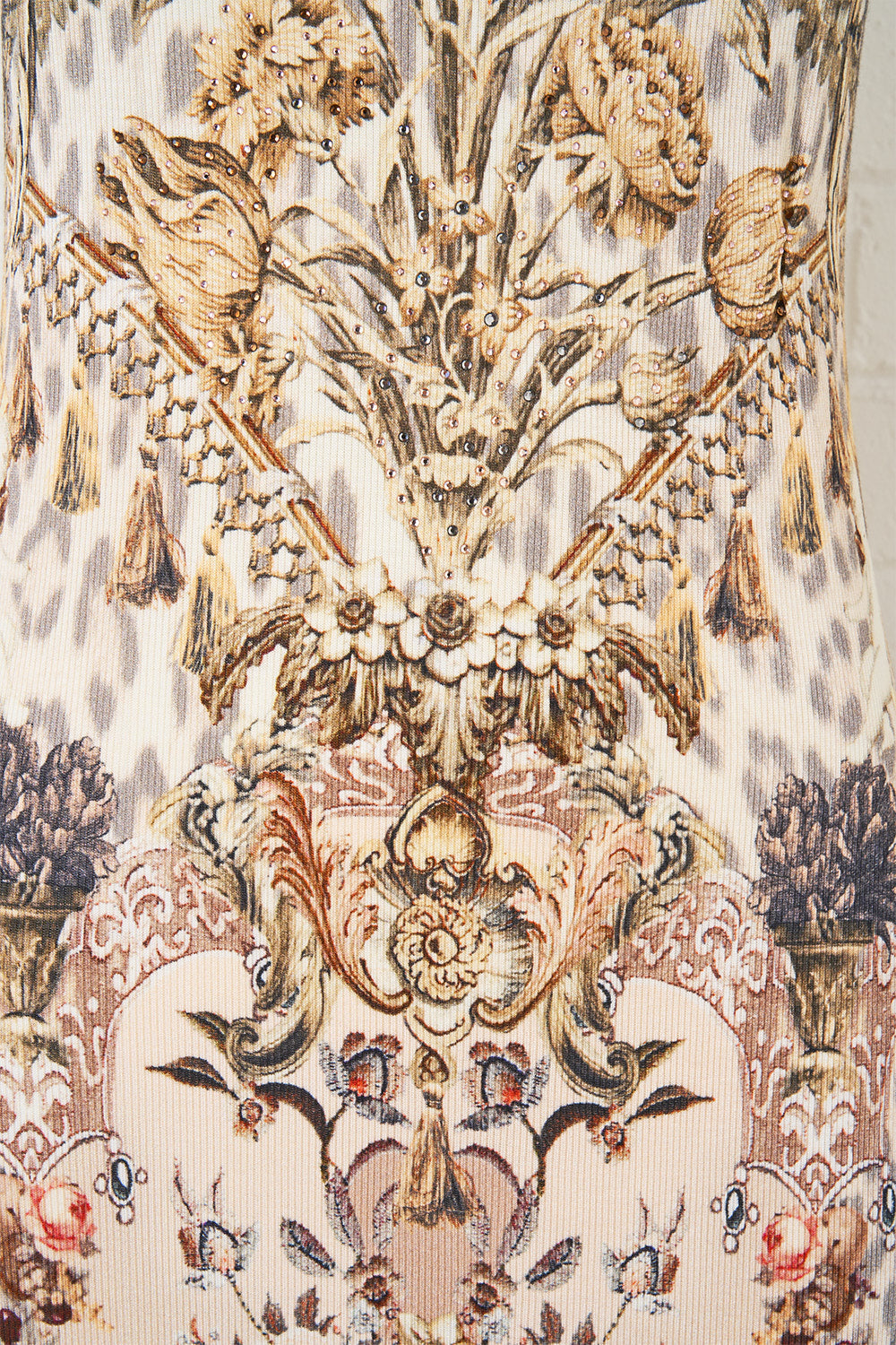 JERSEY STRAPPY DRESS ARANJUEZ ANIMALIA