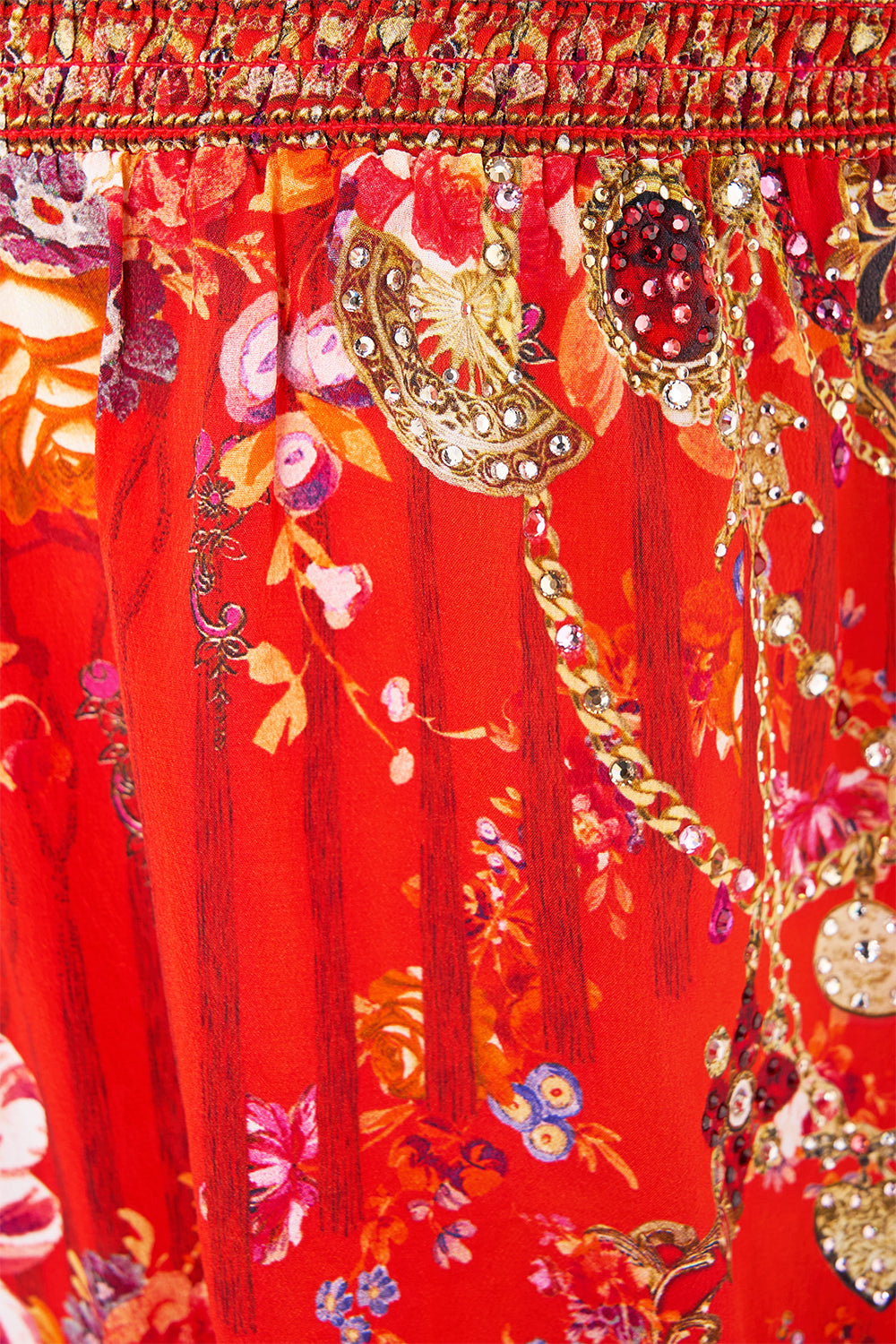 VESTIDO CORTO CON HOMBROS DESCUBIERTOS OLÉ OLÉ
