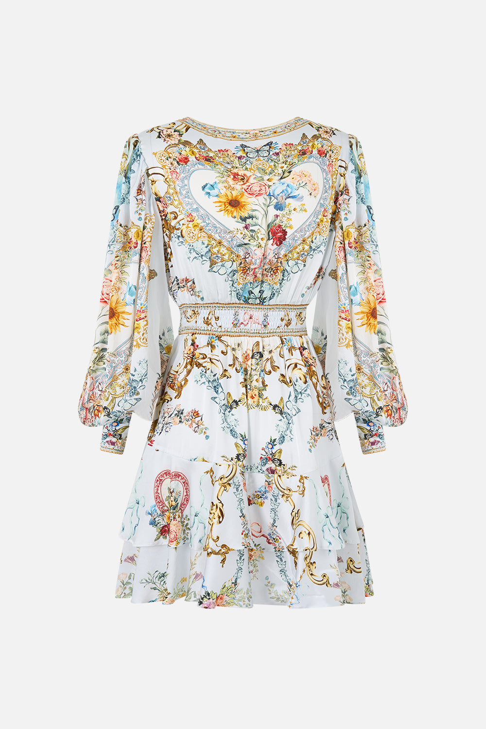 BUTTON FRONT FRILL DRESS SEVILLE SWEETHEART