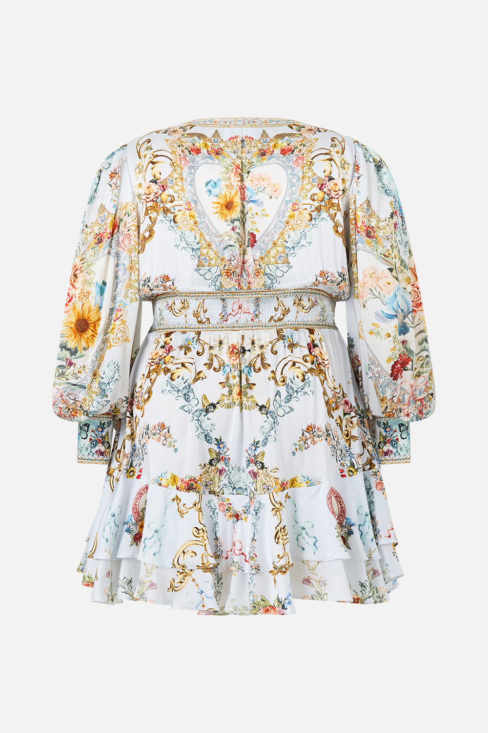 BUTTON FRONT FRILL DRESS SEVILLE SWEETHEART