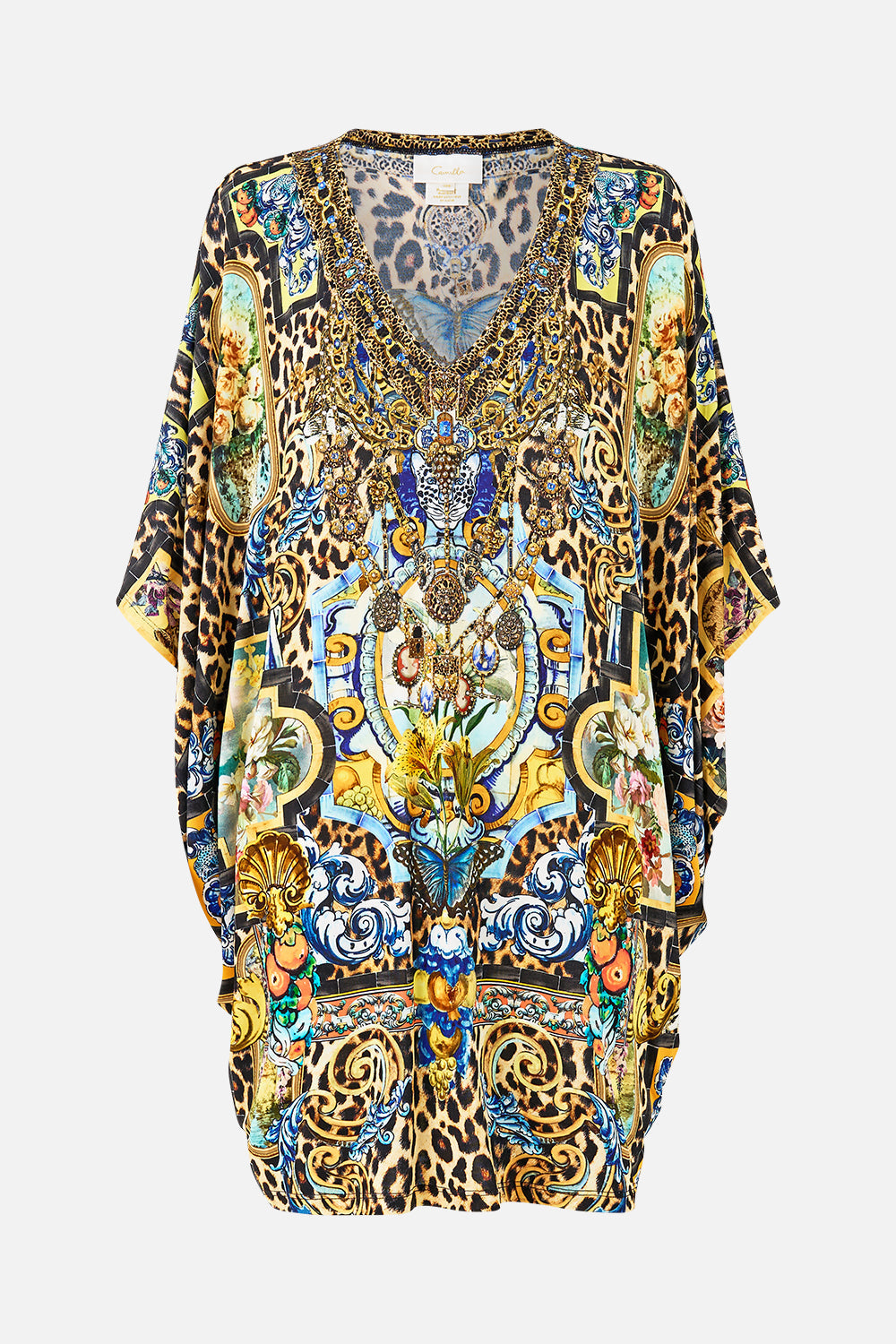 VESTIDO DE MANGA MURCIÉLAGO ESTILO SEVILLANO