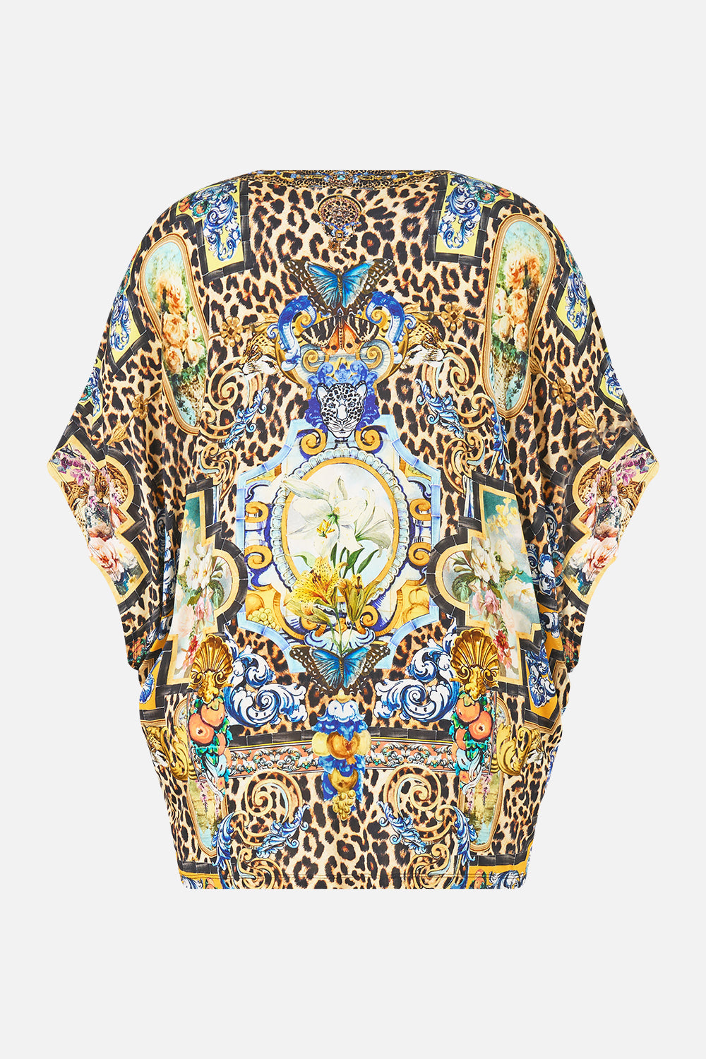 VESTIDO DE MANGA MURCIÉLAGO ESTILO SEVILLANO