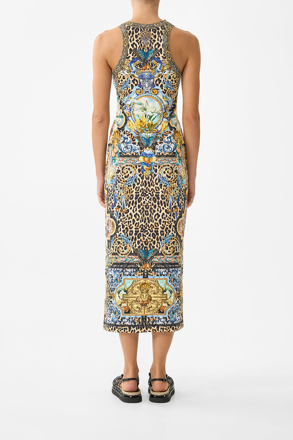 VESTIDO DE TIRANTES DE PUNTO ESTILO SEVILLANO