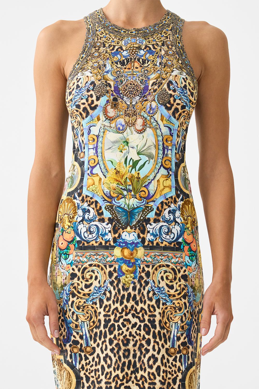 The Sevillian Style Jersey Tank Dress