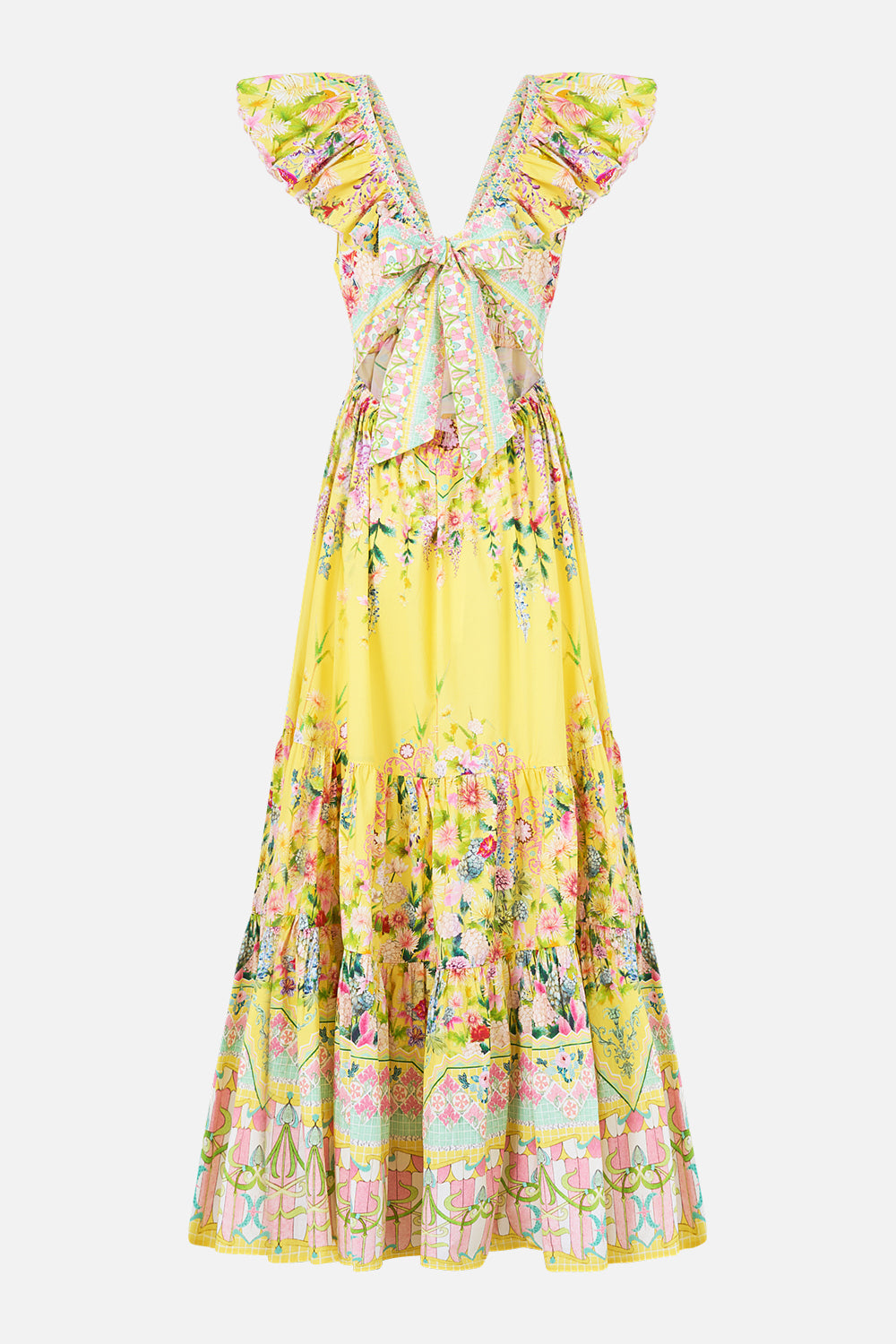 VESTIDO CON VOLANTES Y CUELLO CON VOLANTES LADY LIMONADA