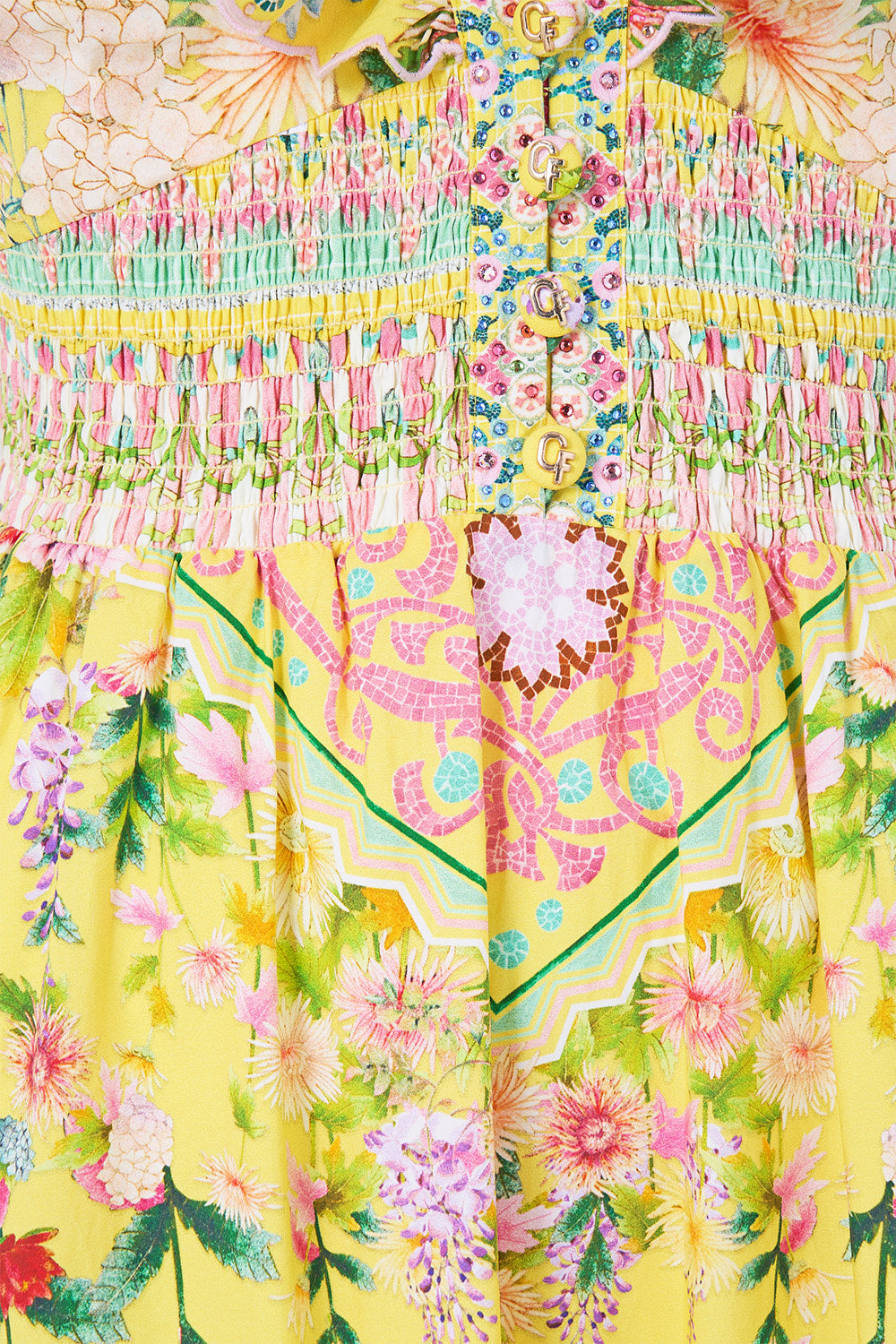 VESTIDO CON VOLANTES Y CUELLO CON VOLANTES LADY LIMONADA