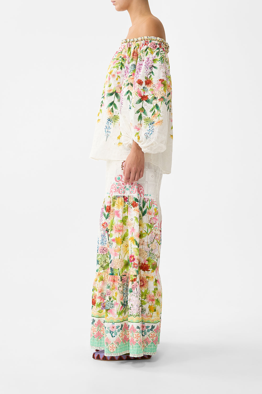 FRILL OFF SHOULDER TOP THE CALL OF CATALONIA