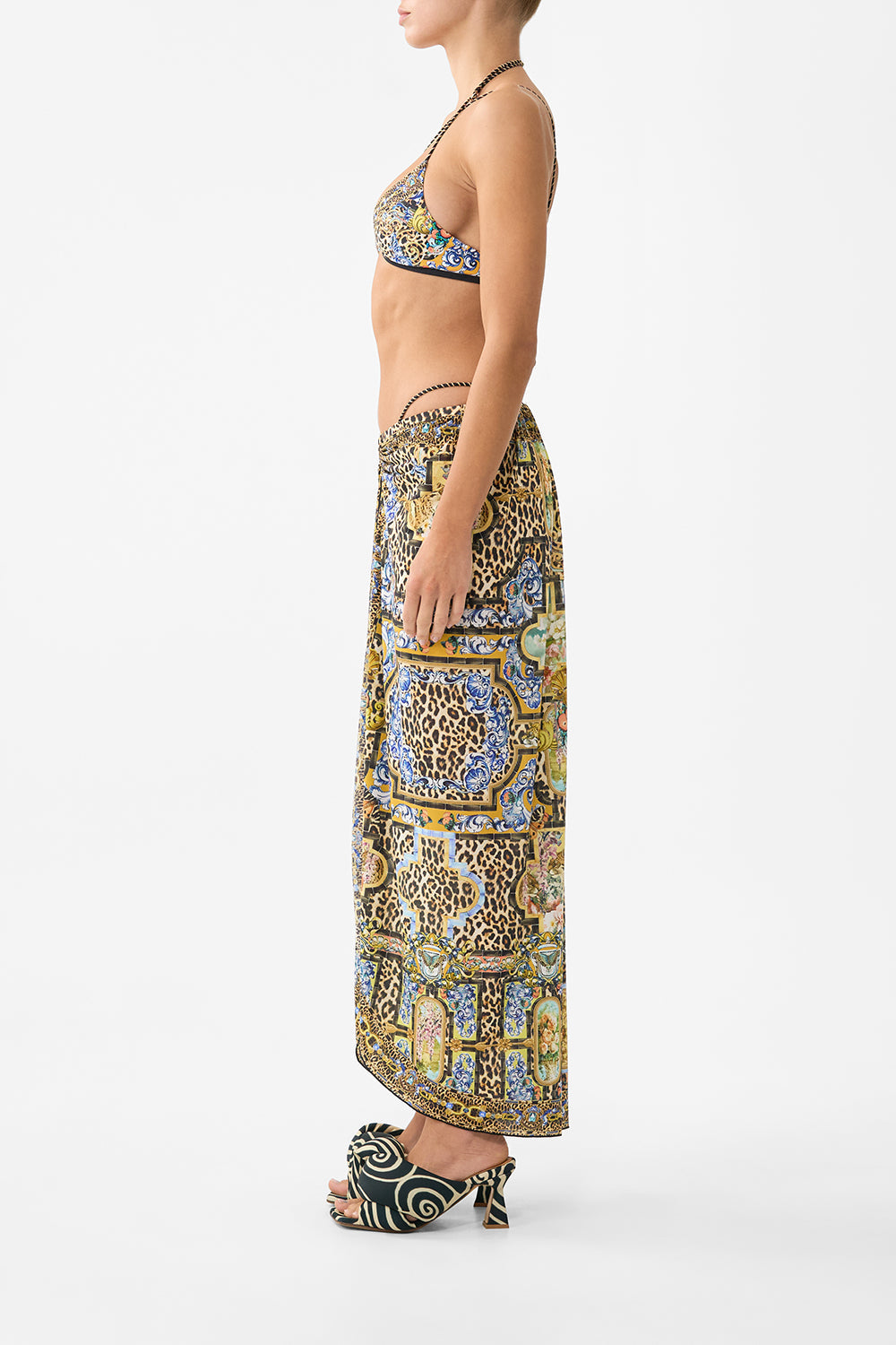 The Sevillian Style Multi Wear Beach Midi Dress With Ring Front