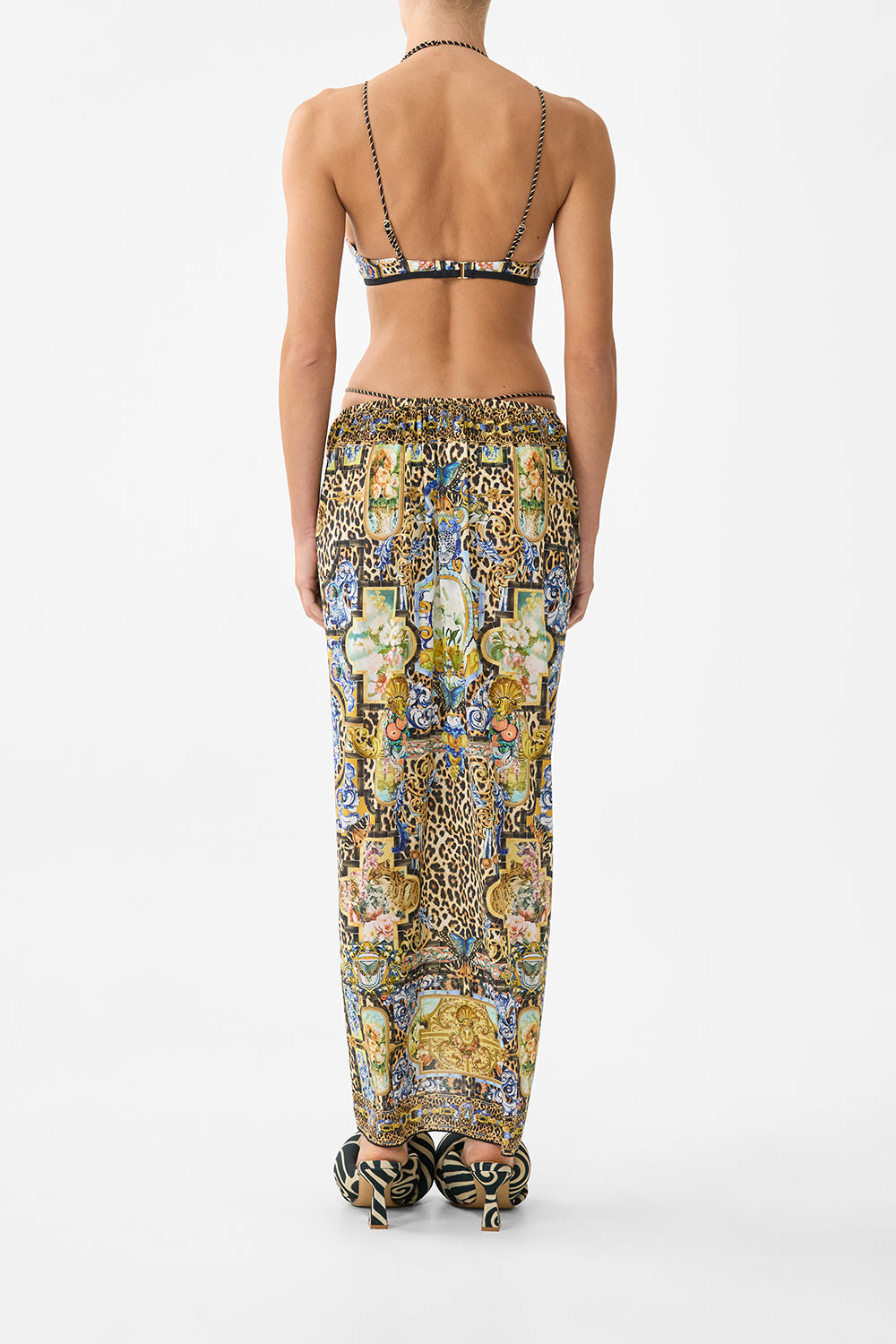 MULTI WEAR BEACH MIDI DRESS WITH RING FRONT SEVILLIAN STYLE