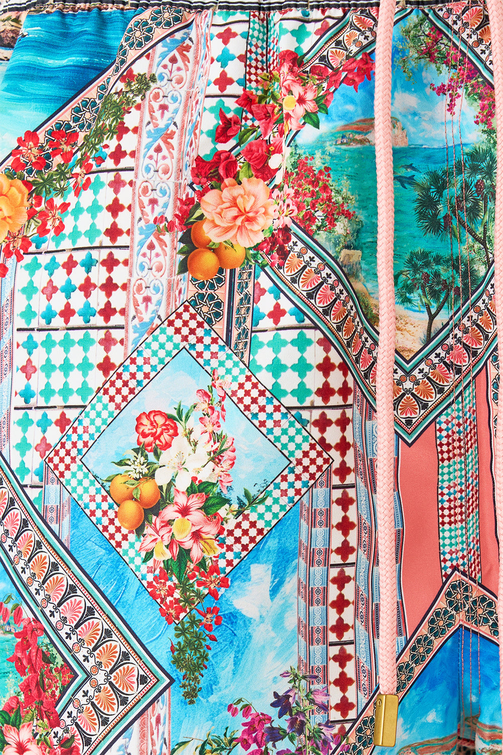 MID LENGTH BOARDSHORT WITH ELASTIC WAIST MEET ME IN MALLORCA