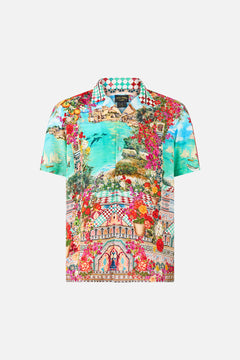SHORT SLEEVE CAMP COLLARED SHIRT MEET ME IN MALLORCA