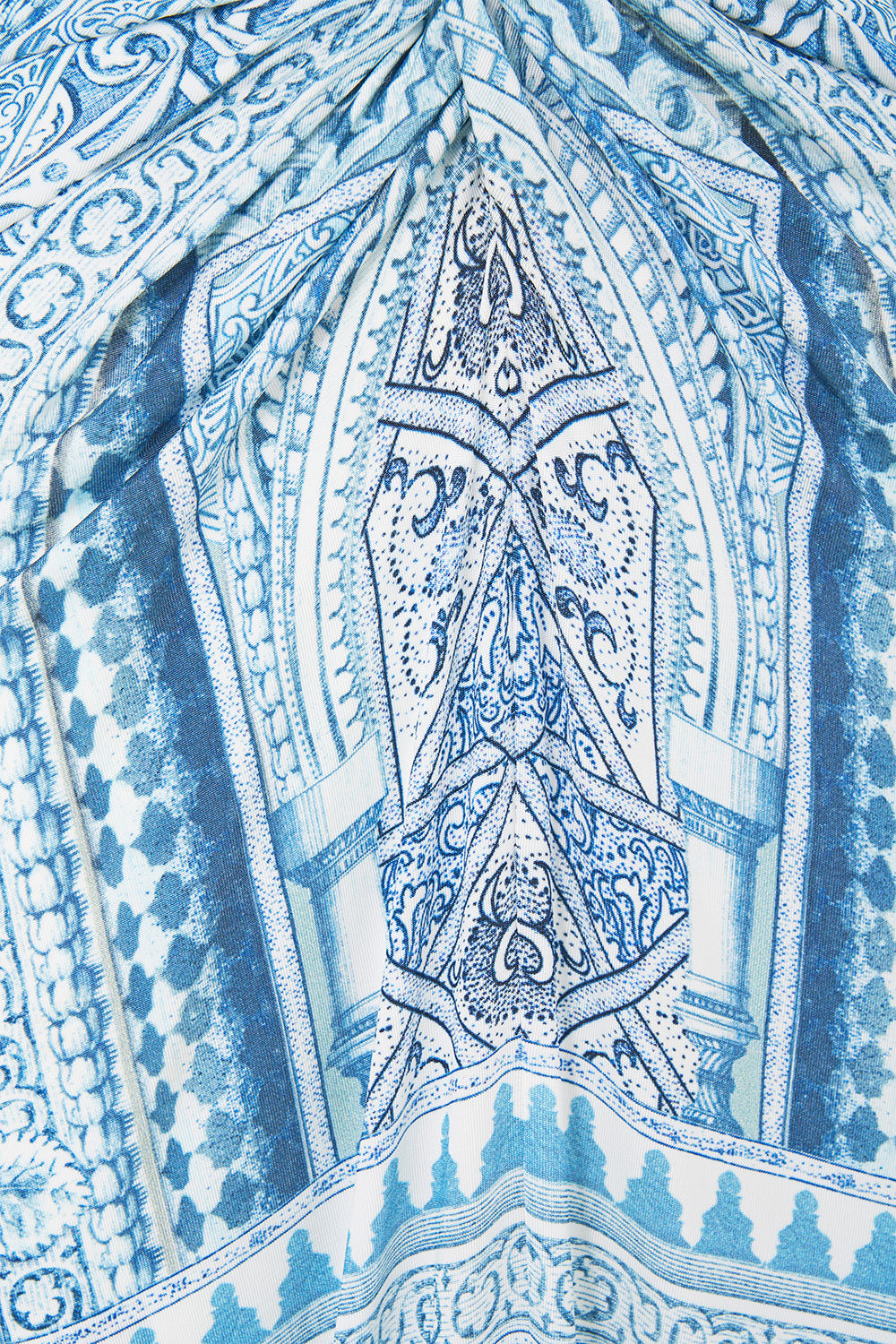 LONG SPLIT FRONT TWIST DRESS THE HUM OF THE ALHAMBRA