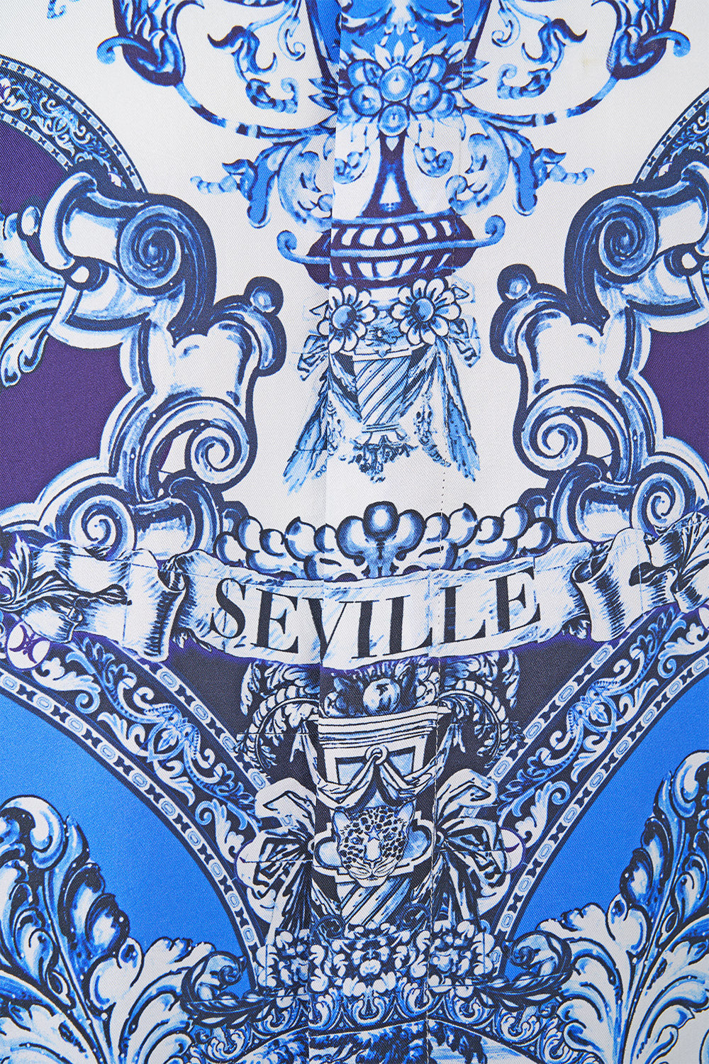 CAMISA DE MANGA LARGA CON TAPETA OCULTA UN PAÍS DE LAS MARAVILLAS DE AZULEJOS