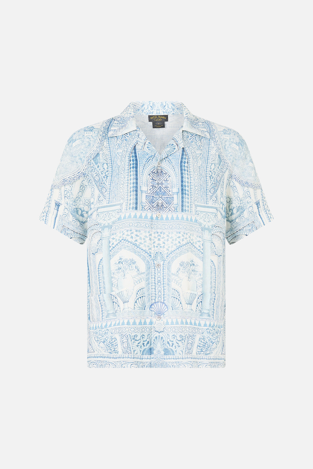 SHORT SLEEVE CABANA SHIRT THE HUM OF THE ALHAMBRA
