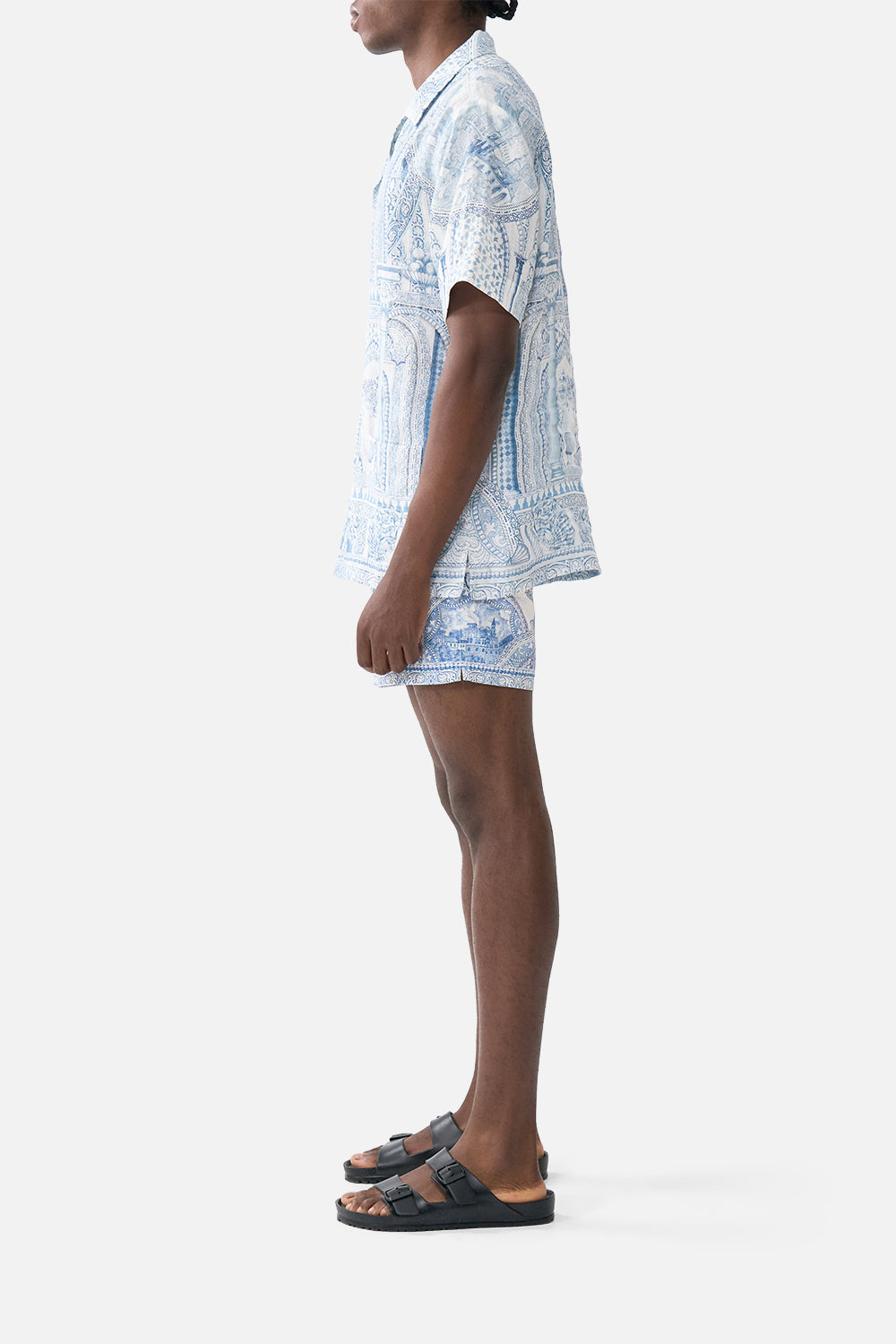 SHORT SLEEVE CABANA SHIRT THE HUM OF THE ALHAMBRA