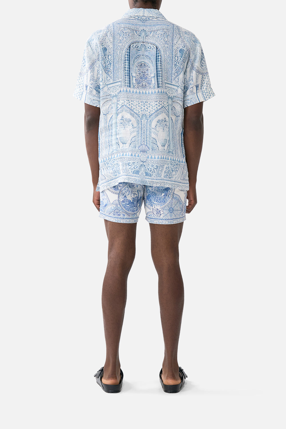 SHORT SLEEVE CABANA SHIRT THE HUM OF THE ALHAMBRA