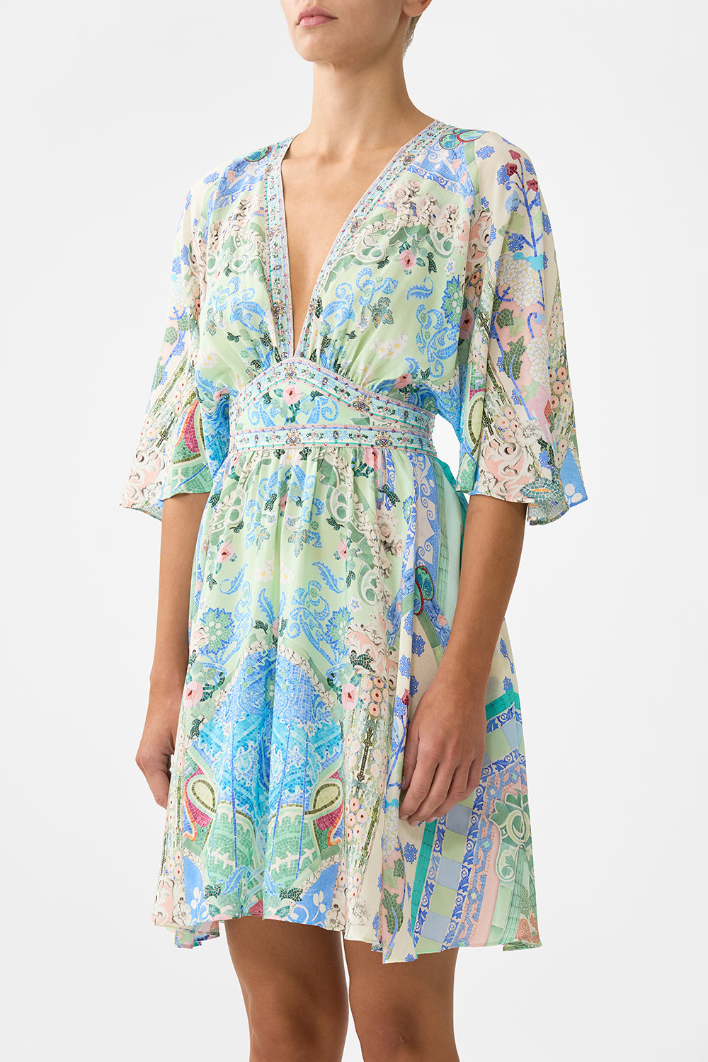 VESTIDO CORTO MOSAICOS DE VERANO