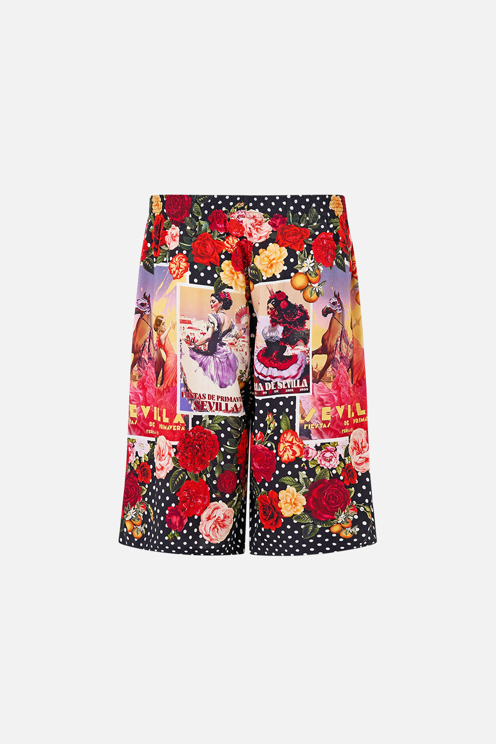 BAGGY LONG WALK SHORT WITH ELASTIC WAIST DAUGHTERS OF DUENDE