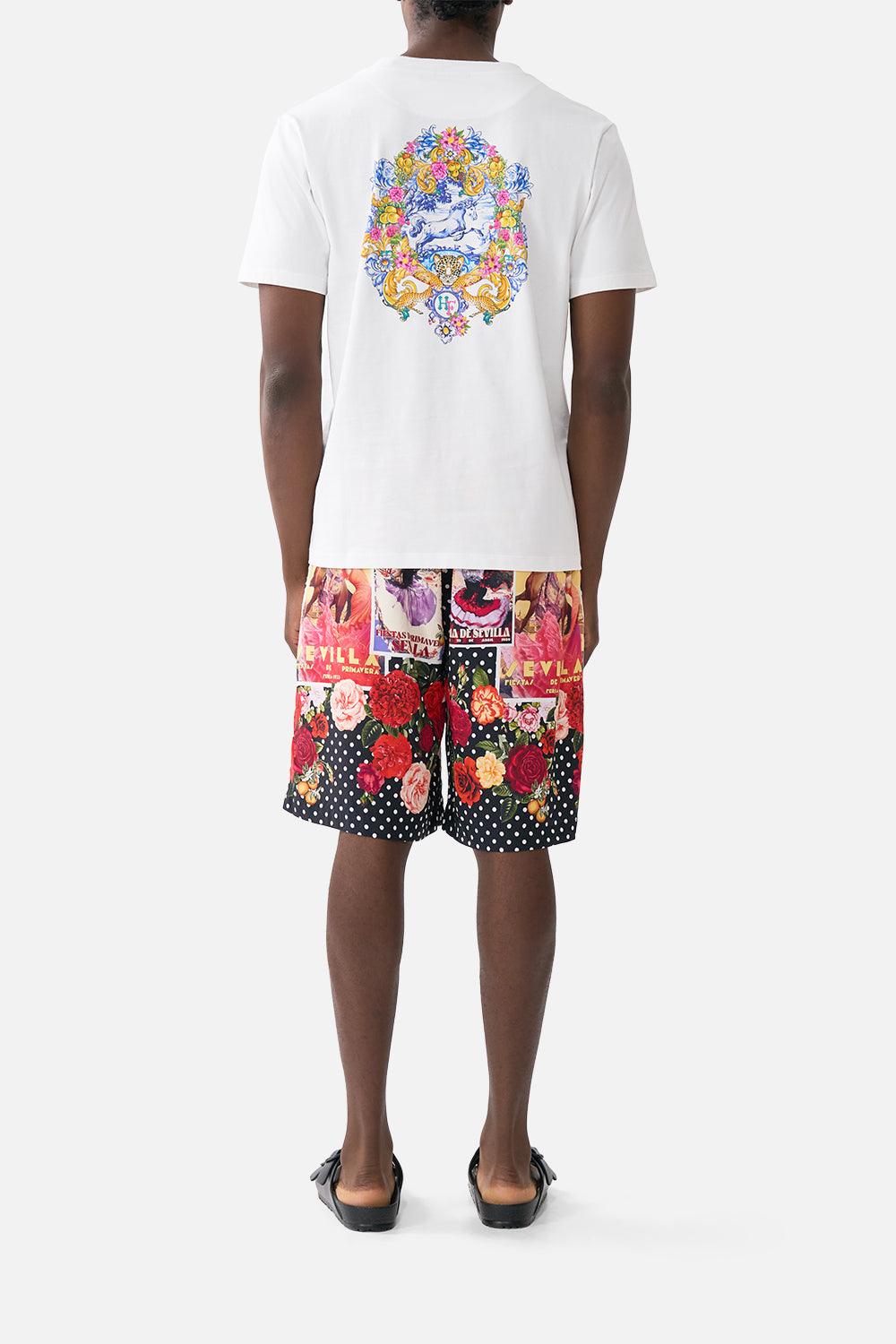 BAGGY LONG WALK SHORT WITH ELASTIC WAIST DAUGHTERS OF DUENDE