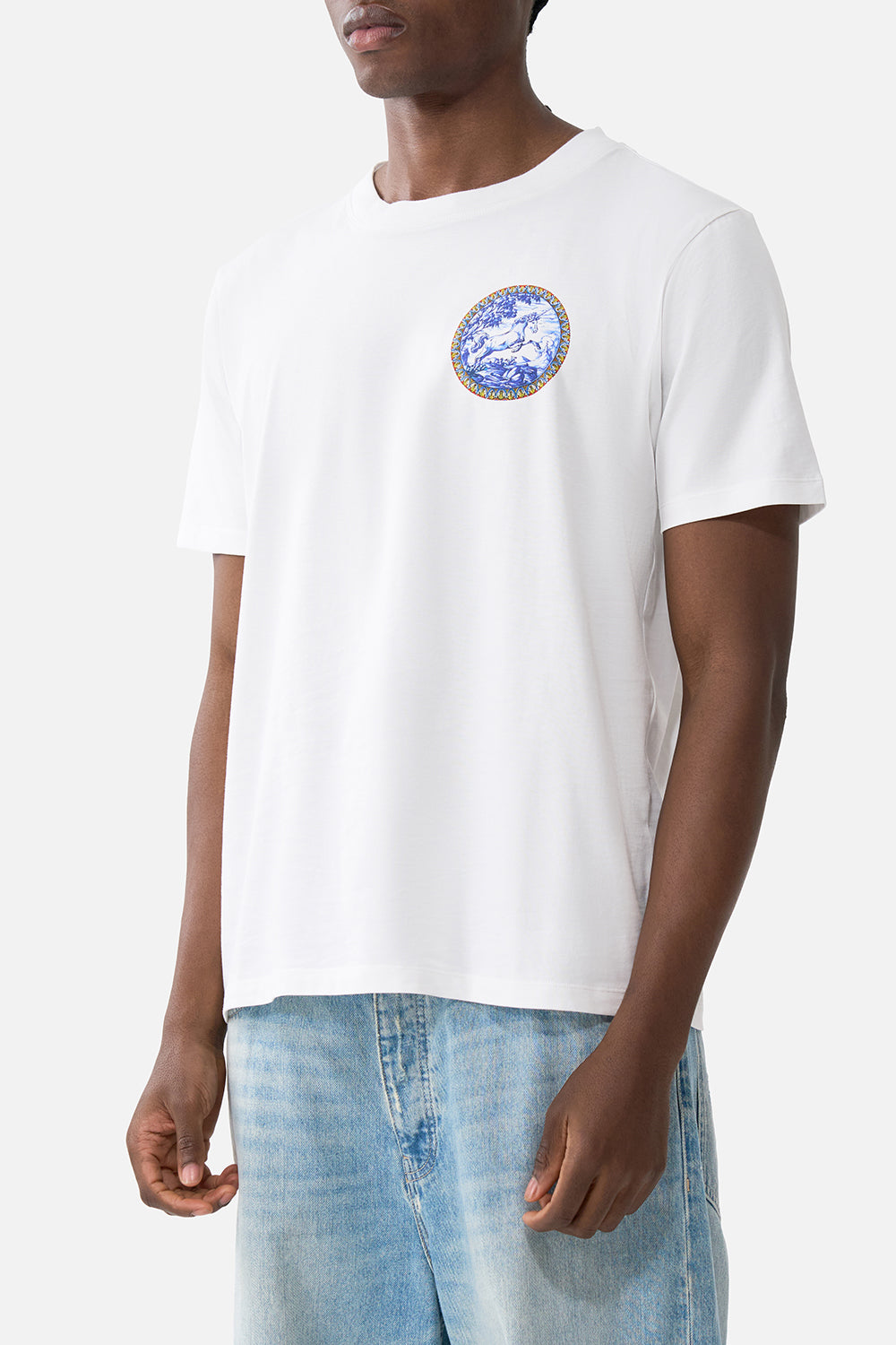 RELAXED HEAVYWEIGHT CREW NECK TEE ESPAÑA NIRVANA