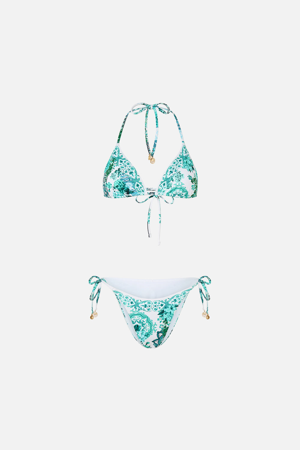 CHEEKY SLIDE TRI BIKINI SET W CHARMS BALEARIC BEBÉ