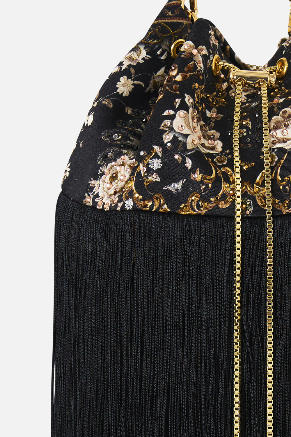 BOLSA CON CORDÓN Y FLECOS FOLCLORE FLAMENCO