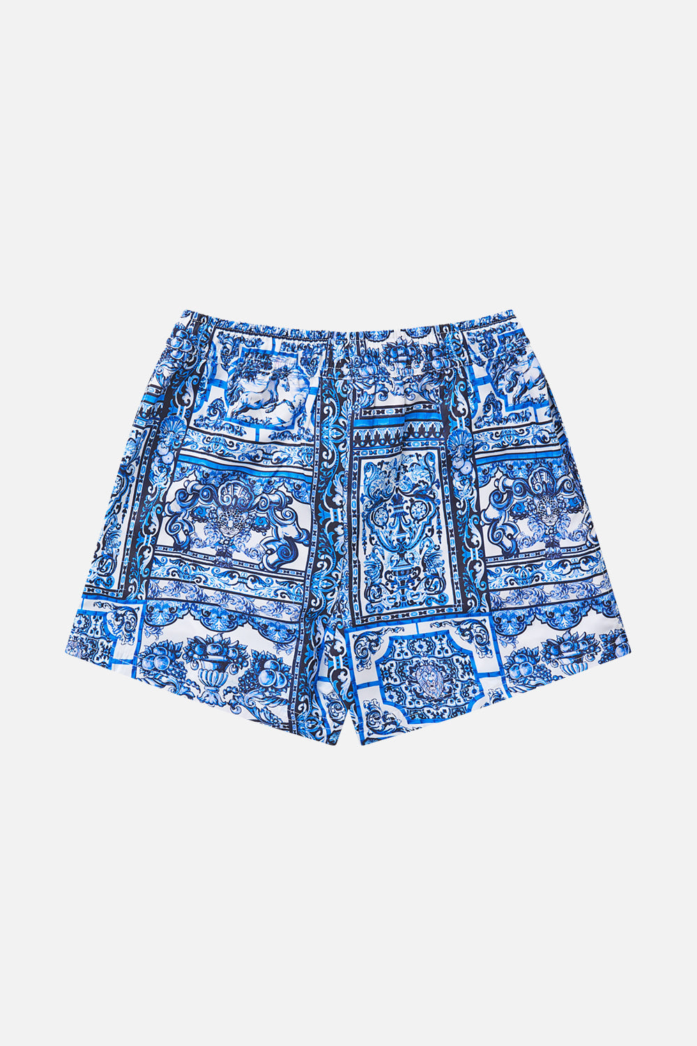BOYS MID LENGTH BOARDSHORT WITH ELASTIC WAIST AZUL ARISTOCRACY