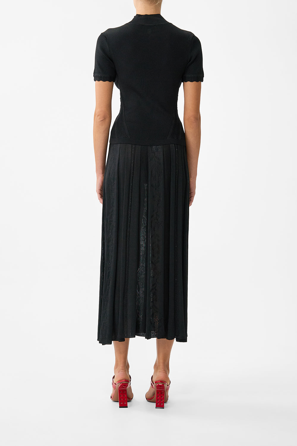 TOP TEJIDO CUELLO ALTO FOLCLORE FLAMENCO